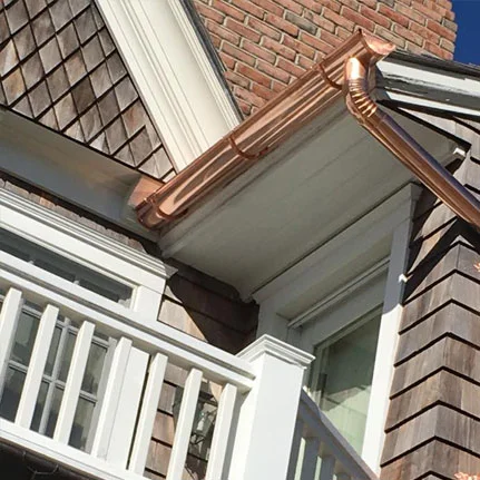 copper gutter installation Orient ny